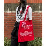 レッド | 【United Athle】flat tote | SETUP7【WOMEN】
