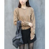 キャメル | 5 6オンス リブロングスリーブTシャツ | SETUP7【WOMEN】