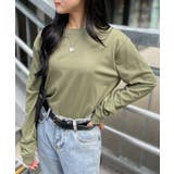 ライトオリーブ | 5 6オンス リブロングスリーブTシャツ | SETUP7【WOMEN】