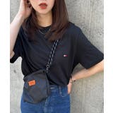 ブラック | ベーシッククルーネック半袖Tシャツ CORE FLAG | SETUP7【WOMEN】