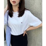ベーシッククルーネック半袖Tシャツ CORE FLAG | SETUP7【WOMEN】 | 詳細画像2