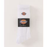 ホワイト系その他2 | クルーソックス 3P ロゴ刺繍底パイル | SETUP7【WOMEN】