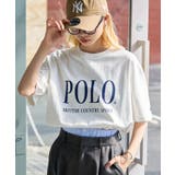ホワイト | 【POLO BCS】overサイズ print Tee | SETUP7【WOMEN】