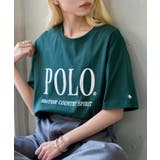 グリーン | 【POLO BCS】overサイズ print Tee | SETUP7【WOMEN】