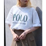 ホワイト系その他2 | 【POLO BCS】overサイズ print Tee | SETUP7【WOMEN】