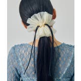 ホワイト系その他2 | 【GOLDY】ドローストリング シアー シュシュ / 6240503 | SETUP7【WOMEN】