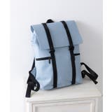 サックスブルー | 【SETUP7】PUテクスチャ撥水バックパック KNF147 | SETUP7【MEN】