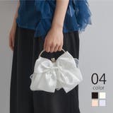【SETUP7】チェーン付きリボンパーティーバッグ ミニバッグ KNF128 | SETUP7【WOMEN】 | 詳細画像1