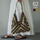 【SETUP7】ワンショルダートライアングル編みトート SCCH | SETUP7【WOMEN】 | 詳細画像1 