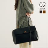 A4収納PUスエードレザートートバッグ 通勤バッグ L | SETUP7【WOMEN】 | 詳細画像1 