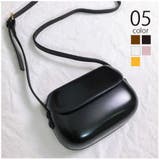 【SETUP7】PUレザーラウンデッドサドルバッグ ショルダーバッグ KNF | SETUP7【WOMEN】 | 詳細画像1 