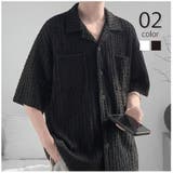 【SETUP7】ジャカード織りキューバシャツ ハーフスリーブ KNF | SETUP7【MEN】 | 詳細画像1