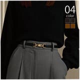 【SETUP7】メタルバックル細ベルト KNF | SETUP7【WOMEN】 | 詳細画像1 