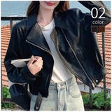 【SETUP7】クロップドバイカージャケット KNF | SETUP7【WOMEN】 | 詳細画像1 