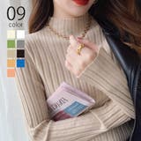 【SETUP7】ワイドリブモックネックニット SCCH266 | SETUP7【WOMEN】 | 詳細画像1 