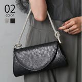 【SETUP7】クロコ型押しクラッチバッグ ミニバッグ KNF127 | SETUP7【WOMEN】 | 詳細画像1