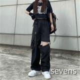 ベルトジップカーゴパンツ 韓国 ストリート メンズ レディース ユニセックス | sevens | 詳細画像1