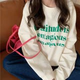 アイボリー | パステルトレーナー 韓国 ガーリー | sevens