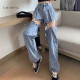 37189 2wayハーフセパレートデニムパンツ | sevens | 詳細画像1