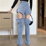 37189 2wayハーフセパレートデニムパンツ | sevens | 詳細画像6