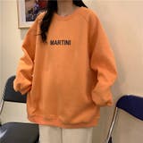 オレンジ | G2109230051 オーバーサイズMARTINIロゴスウェット | sevens