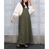 ミリタリーワンピース 大人カジュアル シンプル オーバーオール | sevens | 詳細画像3 