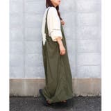 ミリタリーワンピース 大人カジュアル シンプル オーバーオール | sevens | 詳細画像5 