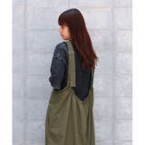 ミリタリーワンピース 大人カジュアル シンプル オーバーオール | sevens | 詳細画像12 