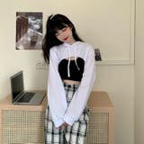 春のコレクション クロップド丈パーカー 韓国 短丈 ショート丈 ストリート トップス