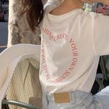 ハートバックプリントTシャツ カジュアル ガーリー 韓国 | sevens | 詳細画像2