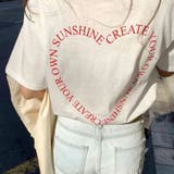 ハートバックプリントTシャツ カジュアル ガーリー 韓国 | sevens | 詳細画像11