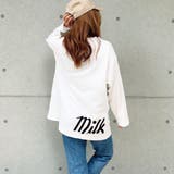 milkプリントルーズTシャツ ロンT Tシャツ | SHEENA  | 詳細画像9 