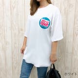 ホワイト | milkプリントルーズTシャツ ロンT Tシャツ | SHEENA 