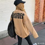 キャメル | ビッグロゴルーズトレーナー 秋 冬 | SHEENA