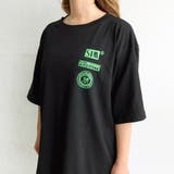 MIXロゴプリントルーズTシャツ ロンT 韓国ファッション | SHEENA  | 詳細画像5 