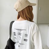 MIXロゴプリントルーズTシャツ ロンT 韓国ファッション | SHEENA  | 詳細画像9 