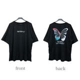 バタフライプリントルーズTシャツ ロンT 韓国ファッション | SHEENA  | 詳細画像8 