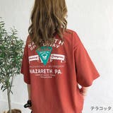 テラコッタ | SPEEDWAYバックプリントルーズTシャツ ロンT 韓国 | SHEENA 
