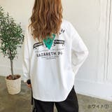 ホワイト1 | SPEEDWAYバックプリントルーズTシャツ ロンT 韓国 | SHEENA 