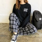 バックBIGロゴプリントルーズTシャツ ロンT 韓国 | SHEENA | 詳細画像19