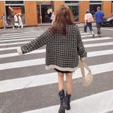 バイカラーポケット付き丸首ルーズニットカーデ 韓国 カジュアル | SHEENA | 詳細画像26