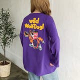 WolfDog刺しゅうルーズTシャツ ロンT 韓国ファッション | SHEENA  | 詳細画像4 