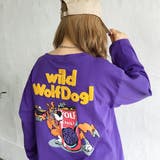 WolfDog刺しゅうルーズTシャツ ロンT 韓国ファッション | SHEENA  | 詳細画像6 