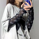 ストレッチメッシュロゴプリントトップス 春夏 韓国ファッション | SHEENA  | 詳細画像21 