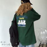 ダークグリーン1 | CALIFORNIA bearsバックプリントロンT Tシャツ | SHEENA 