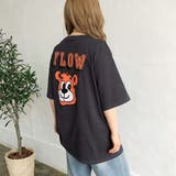 FLOWbearプリントルーズロンT Tシャツ 秋 | SHEENA  | 詳細画像4 