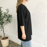 バックミニbearプリントルーズTシャツ 春 夏 | SHEENA  | 詳細画像3 