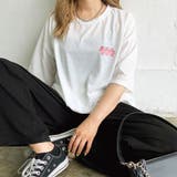 バックミニbearプリントルーズTシャツ 春 夏 | SHEENA  | 詳細画像8 