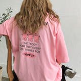 バックミニbearプリントルーズTシャツ 春 夏 | SHEENA  | 詳細画像9 