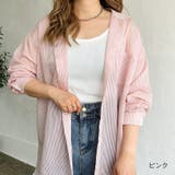 ピンク | ストライプシアーシャツ 春 夏 | SHEENA 